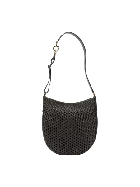 Torebka hobo Ferragamo brązowa