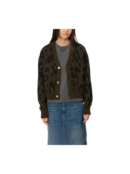 Kardigan Carhartt Wip wełniany zielony