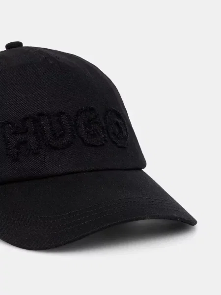 Бейсболка HUGO однотонна чорний