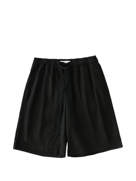 Szorty Studio Nicholson w jodełkę czarne