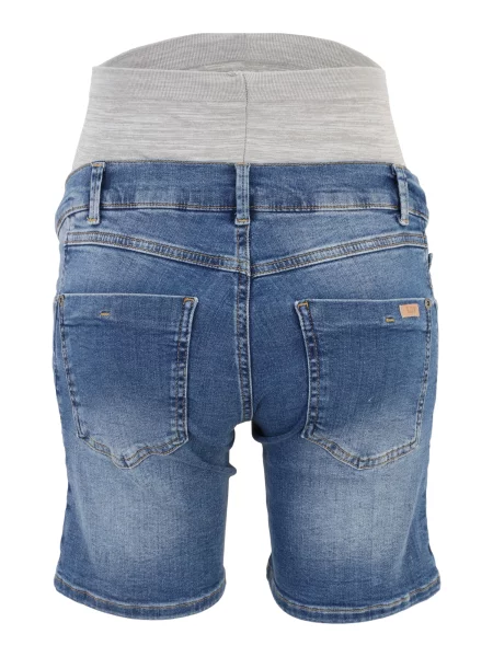 Jeans albastru denim / deschis gri