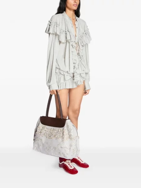 Geantă Dries Van Noten gri