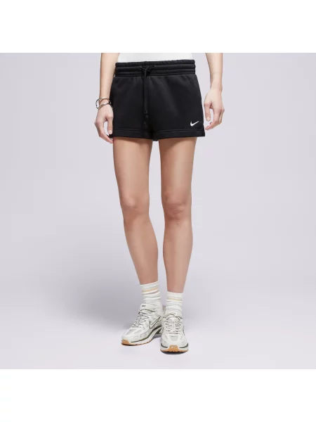 Nike Szorty W Nsw Phnx Flc Mr Std Shrt czarne