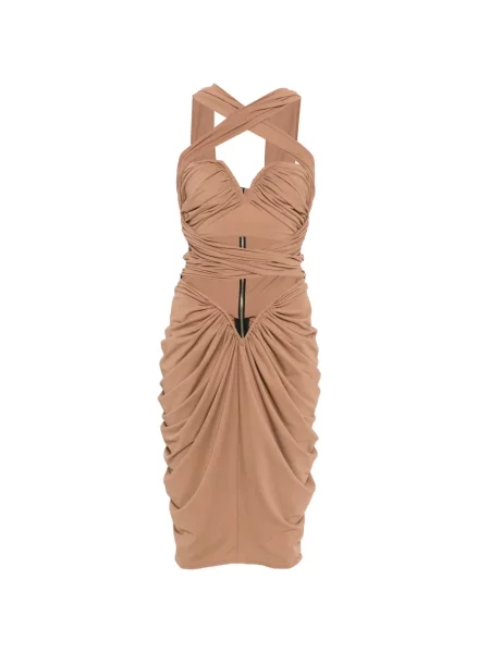 Drapírozott midi ruha Mitiliane Couture