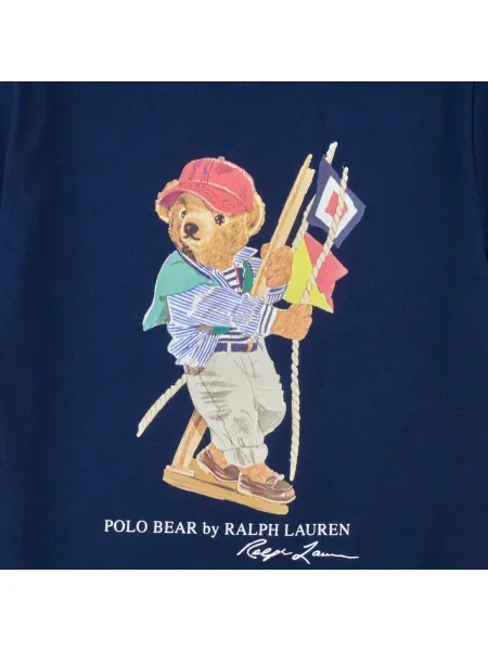 Tricou polo copii Polo Ralph Lauren albastru
