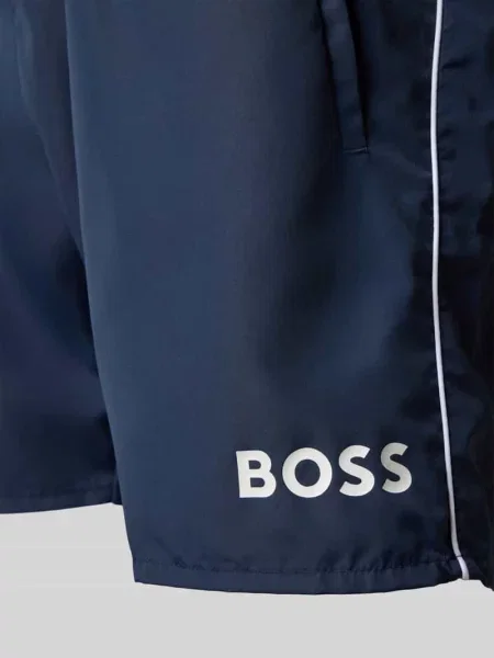 BOSS szorty kąpielowe Starfish niebieskie