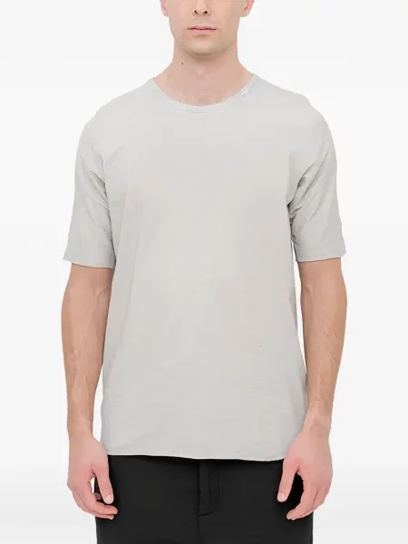 Tricou 69 By Isaac Sellam din piele gri