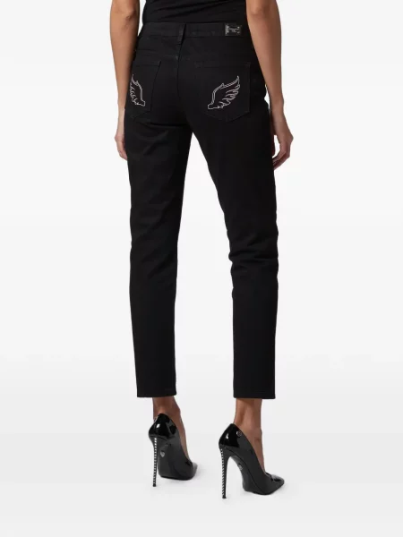 Blugi boyfriend Philipp Plein negru
