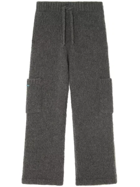 Pantaloni Alanui tricotate gri