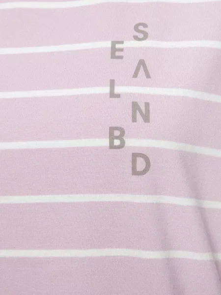 Elbsand Tričko sivá / ružová biela