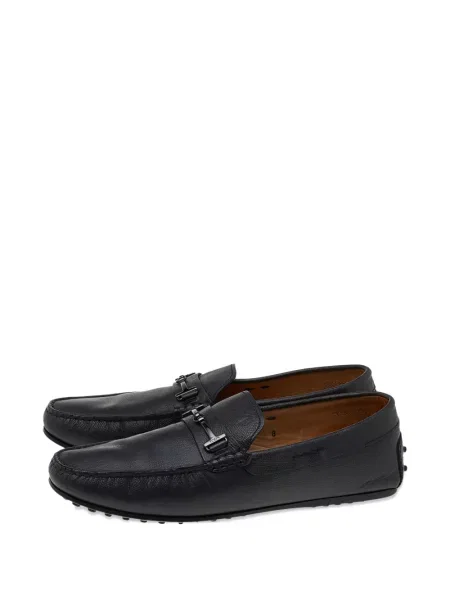Pantofi loafer Tod's cu autograf negru