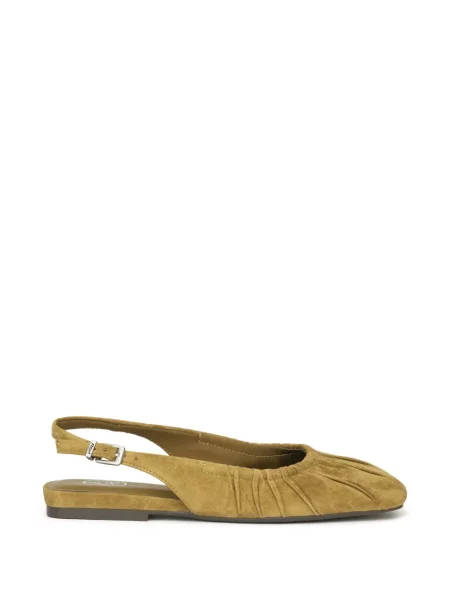 Balerini Ash cu volane slingback verde