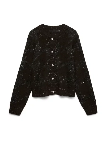 VERO MODA Geacă tricotată VMNEW ZUZU' maro