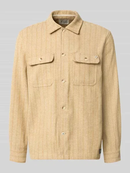 Kurtka koszulowa o kroju relaxed fit z na piersi Scotch & Soda