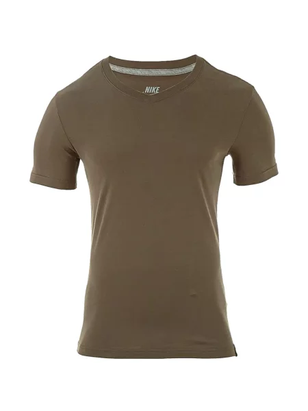 Tricou Nike cu decolteu în V maro