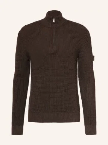 Joop! Jeans Sweter Typu Troyer Honrio braun