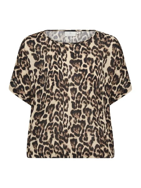 Kaffe Bluză Amber / maro / maro mokka bej