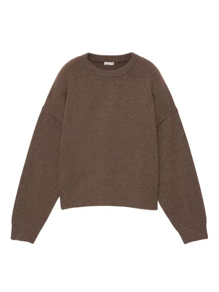 Pull&Bear Sveter melírovaná hnedá