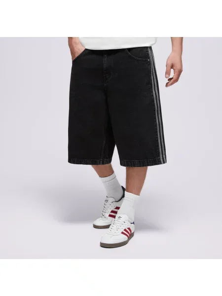 Adidas Originals szorty jeansowe Firebird czarny