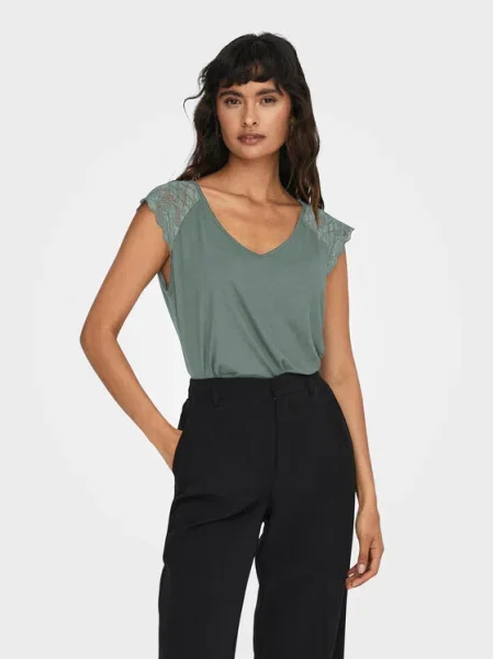 ONLY Bluză Petra verde