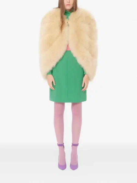 Scurt rochie Valentino Garavani de lână verde
