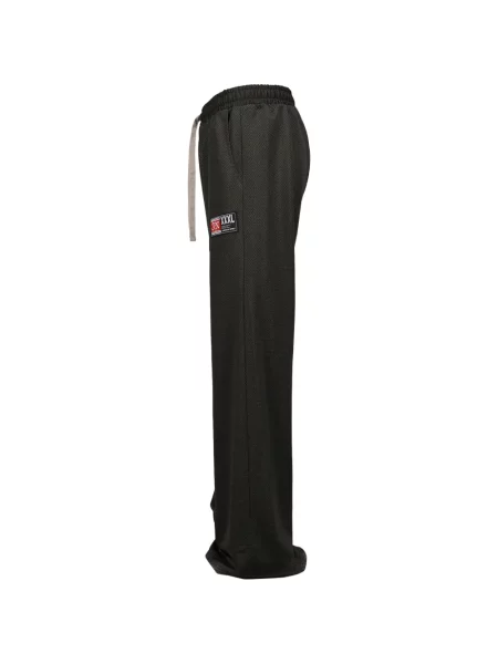 Pantaloni Jun/nakayama plasă alergare cu autograf negru