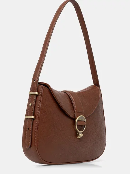 Geanta crossbody Barbour din piele maro