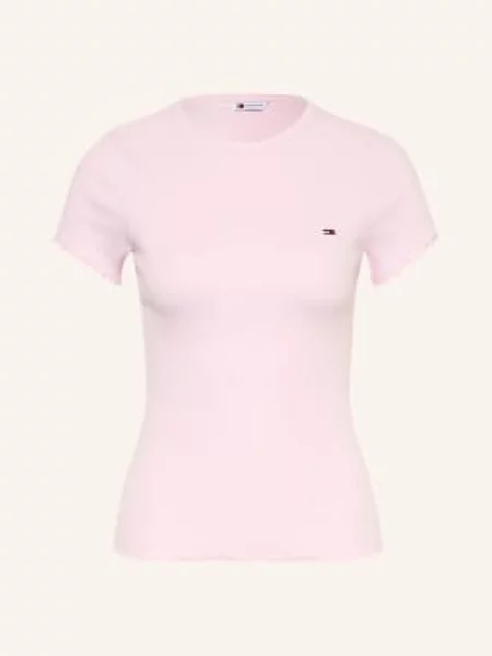 Tommy Jeans Koszulka pink różowa