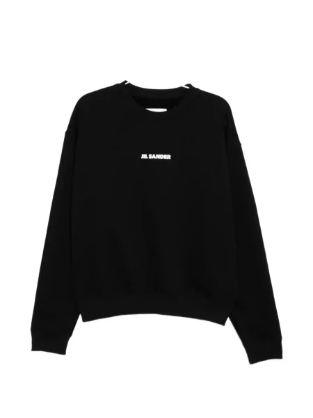 Hanorac Jil Sander cu imagine negru