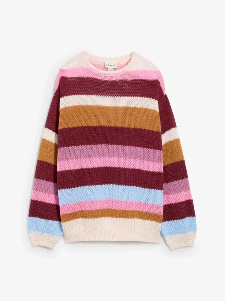 Sweter oversize różowy