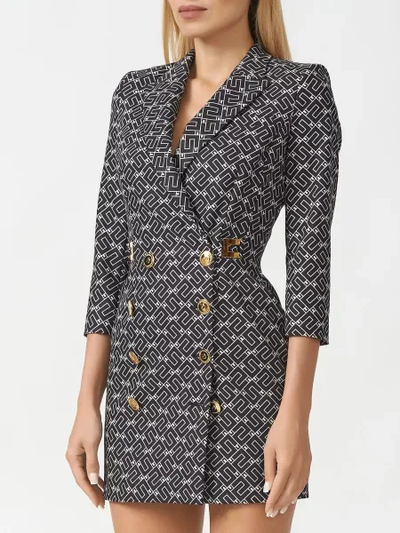Платье Elisabetta Franchi черное
