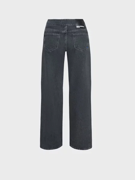 Прямі джинси Karl Lagerfeld Jeans чорний