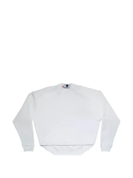 Hanorac crewneck Prototypes alb