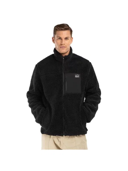 Kurtka polarowa lifestyle Sherpa Blackcomb czarna