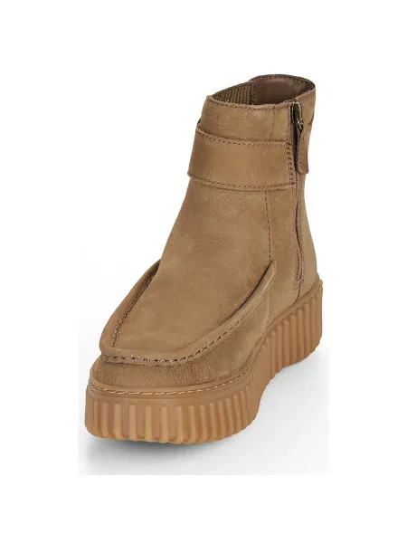 Pantofi Clarks cu cataramă bej