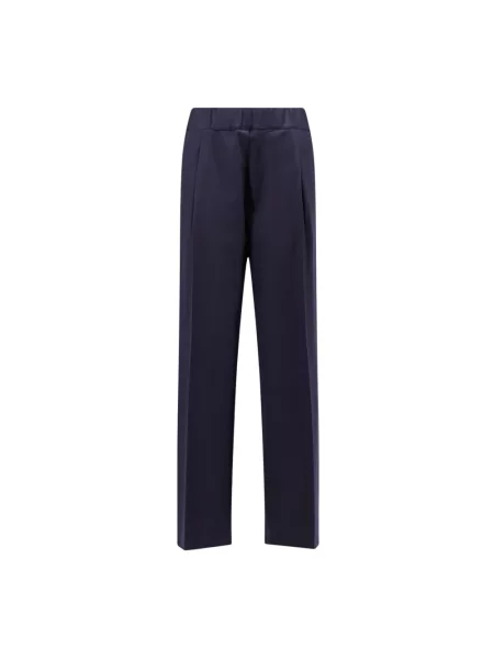 Spodnie Semicouture wełniane niebieskie