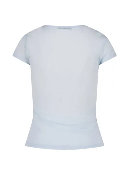 Tricou Paloma Wool de lână cu autograf albastru