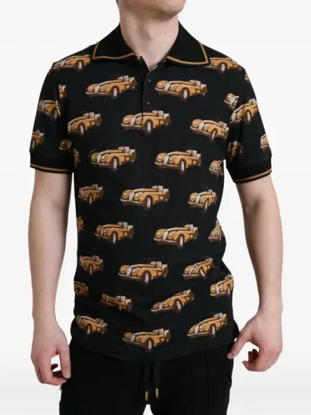 Polokošeľa Dolce & Gabbana čierna