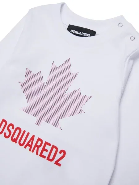 Koszulka dziecięca Dsquared2 biała