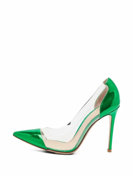 Pantofi cu toc Gianvito Rossi verde
