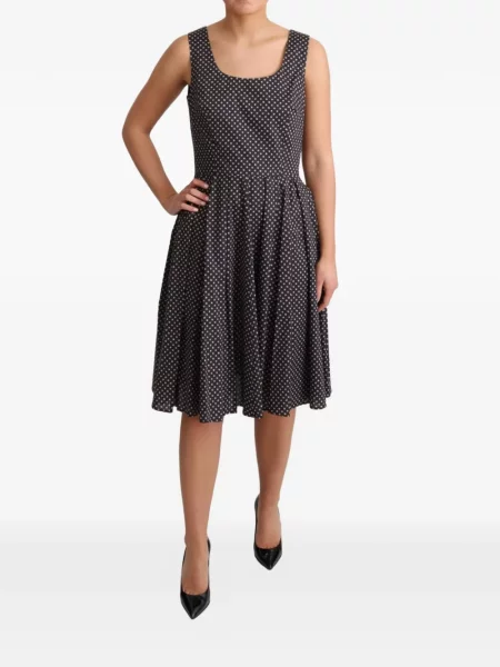 Rochie Dolce & Gabbana cu model floral cu imagine negru