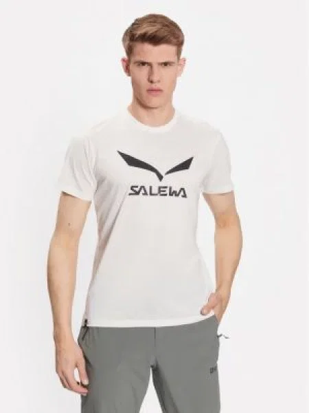 Salewa majica kratkih rukava za trekking za muškarce Solidlogo Dry bež