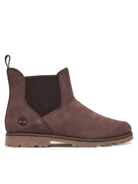 Μποτάκια με λάστιχο Timberland Asphalt Trail Chls Boot καφέ