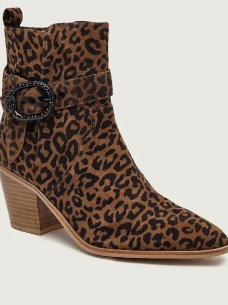 Kurt Geiger Cizme cowboy MAYFAIR | piele întoarsă maro