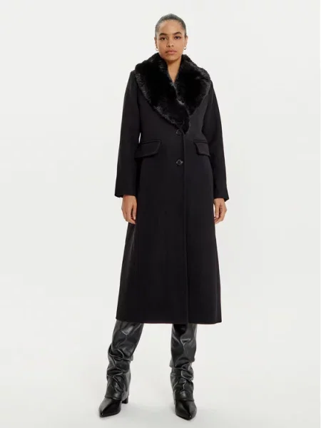 Volneni plašč MICHAEL Michael Kors črna