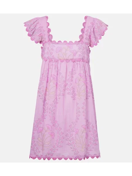 Rochie Juliet Dunn cu volane violet