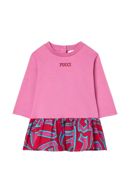 Dětské mini šaty Pucci růžové