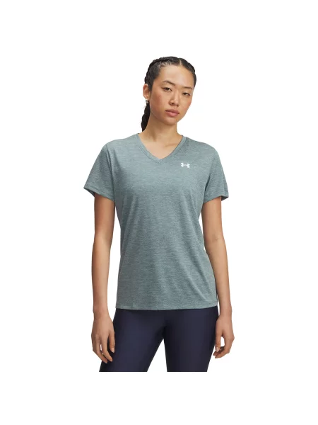 Póló Under Armour Tech SS T-Shirtv-Twist Blue XL fehér