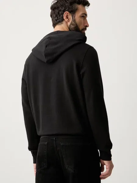 Calvin Klein Jeans bluza z kapturem czarna