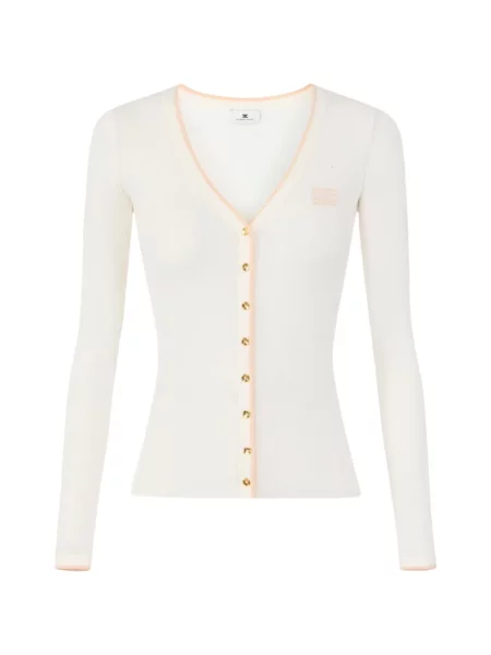 Cardigan Elisabetta Franchi alb